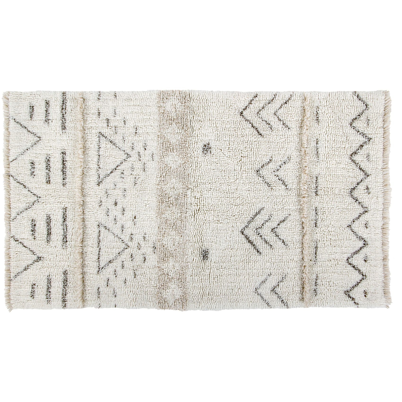 Tapis lavable en laine lakota day