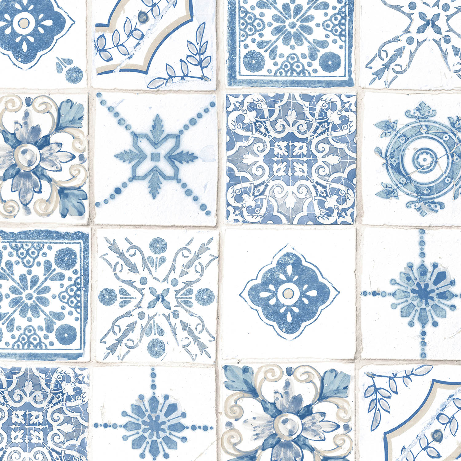 Papier peint cuisine carreau de ciment — vue 4