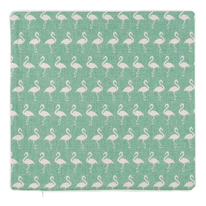 Housse de Coussin Motif Flamants