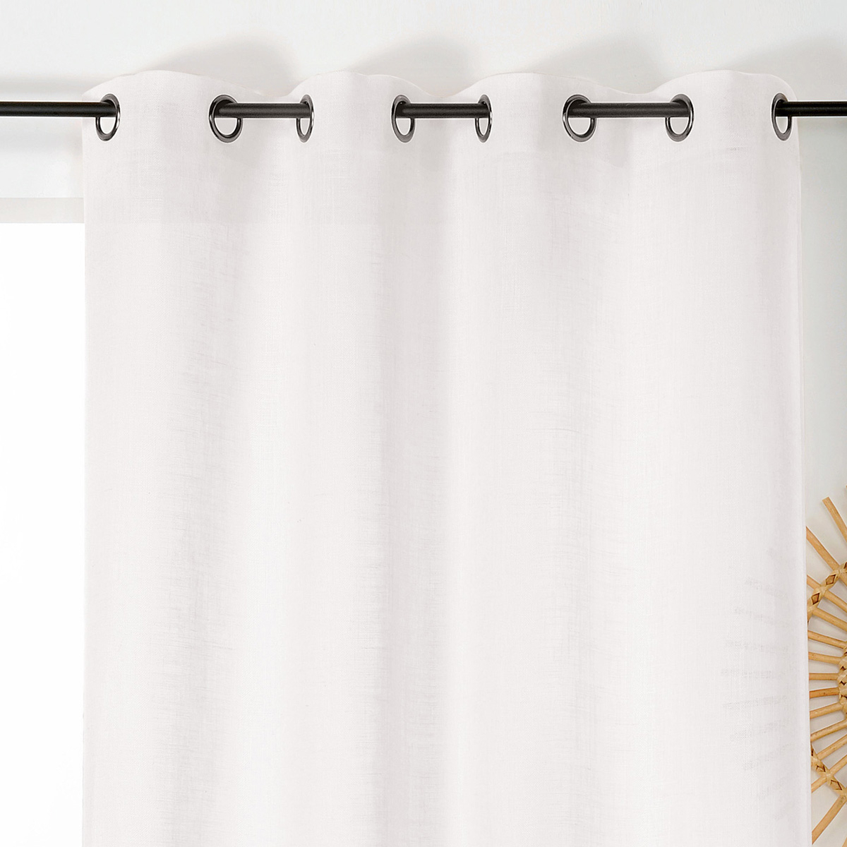 Rideau tamisant et naturel en 100% lin — vue 3