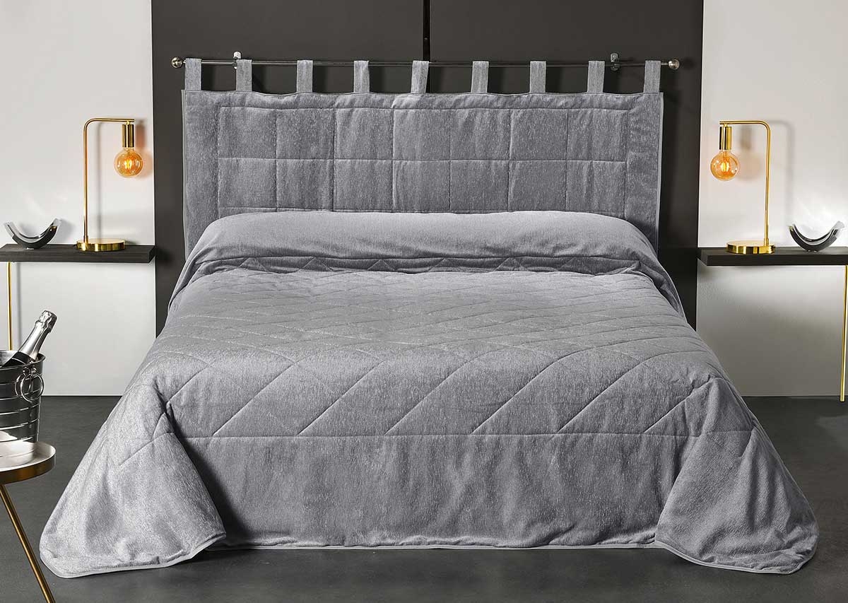 Jeté de lit aspect velours — vue 4
