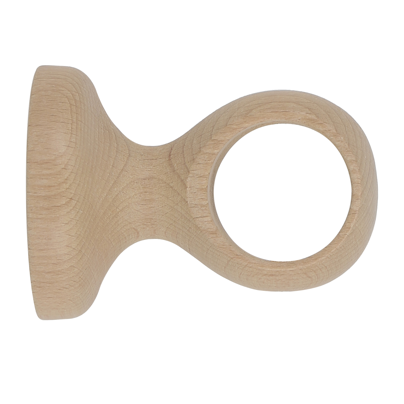 Support de tringle monobloc court — vue 3