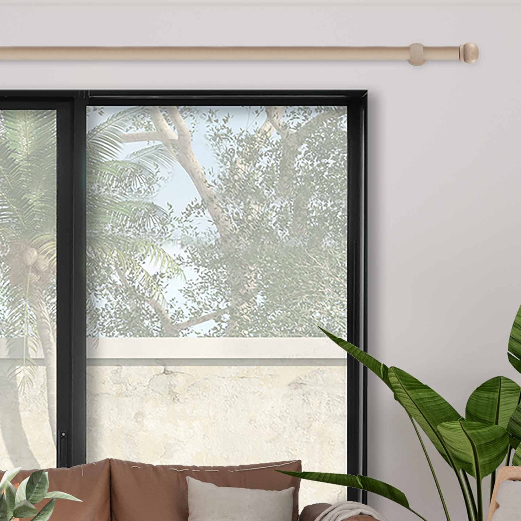 Tringle à rideau bois 1,5 m — vue 4