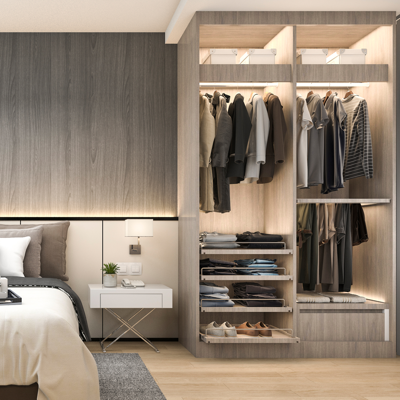 2 naissances pour dressing — vue 3