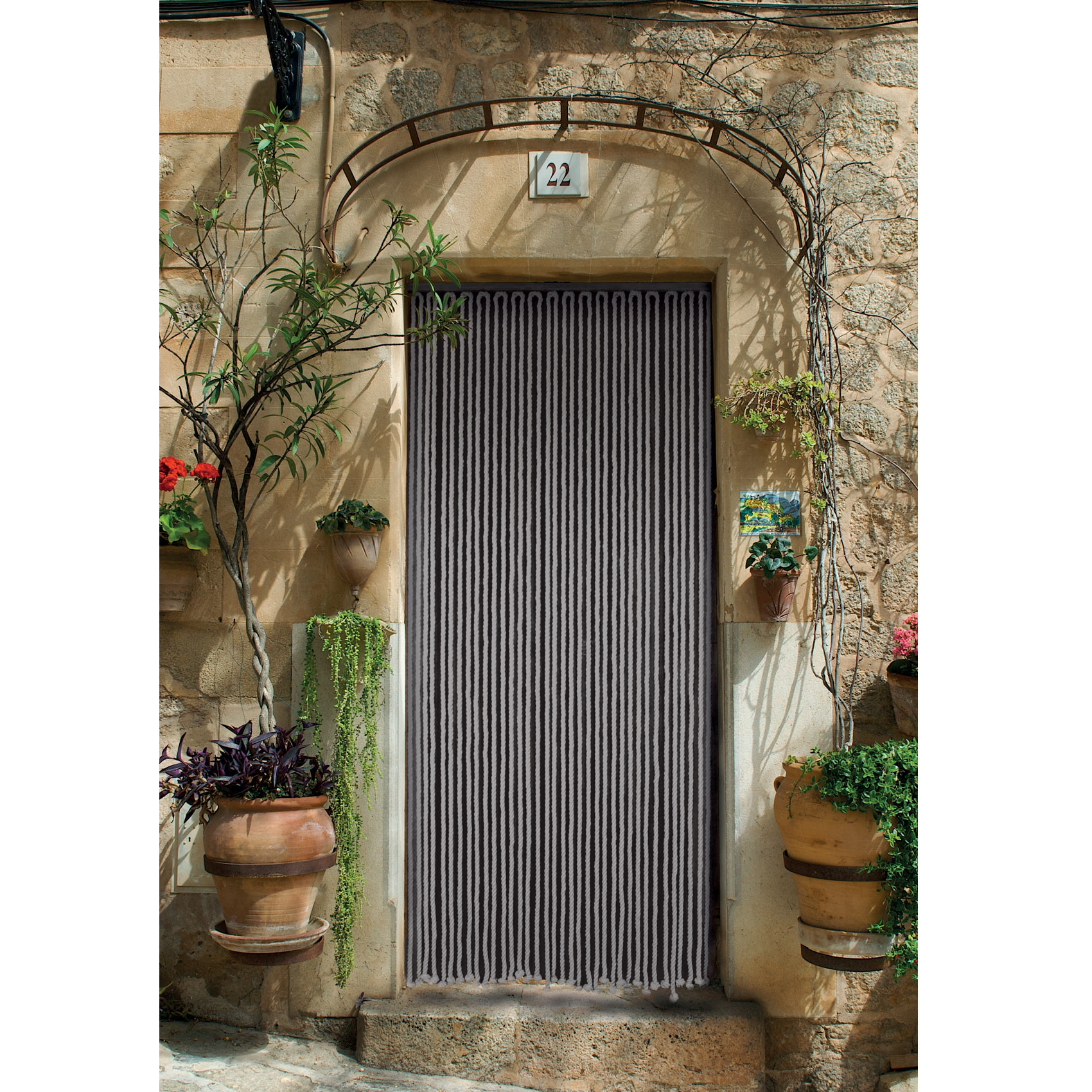 Rideau de porte en corde tressée — vue 6