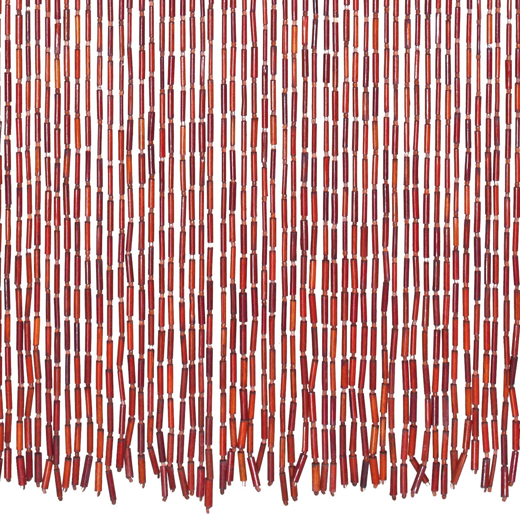 Rideau de porte en bambou et perles de bois — vue 4