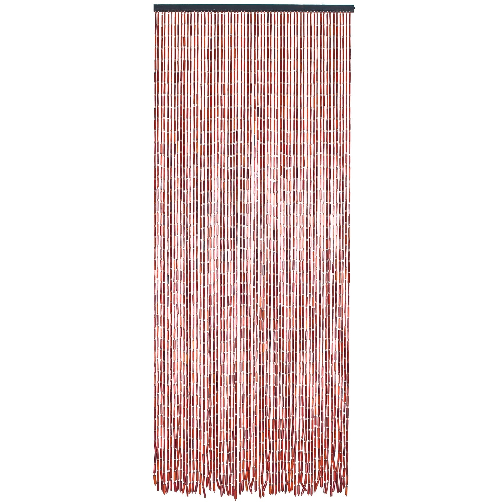 Rideau de porte en bambou et perles de bois — vue 3