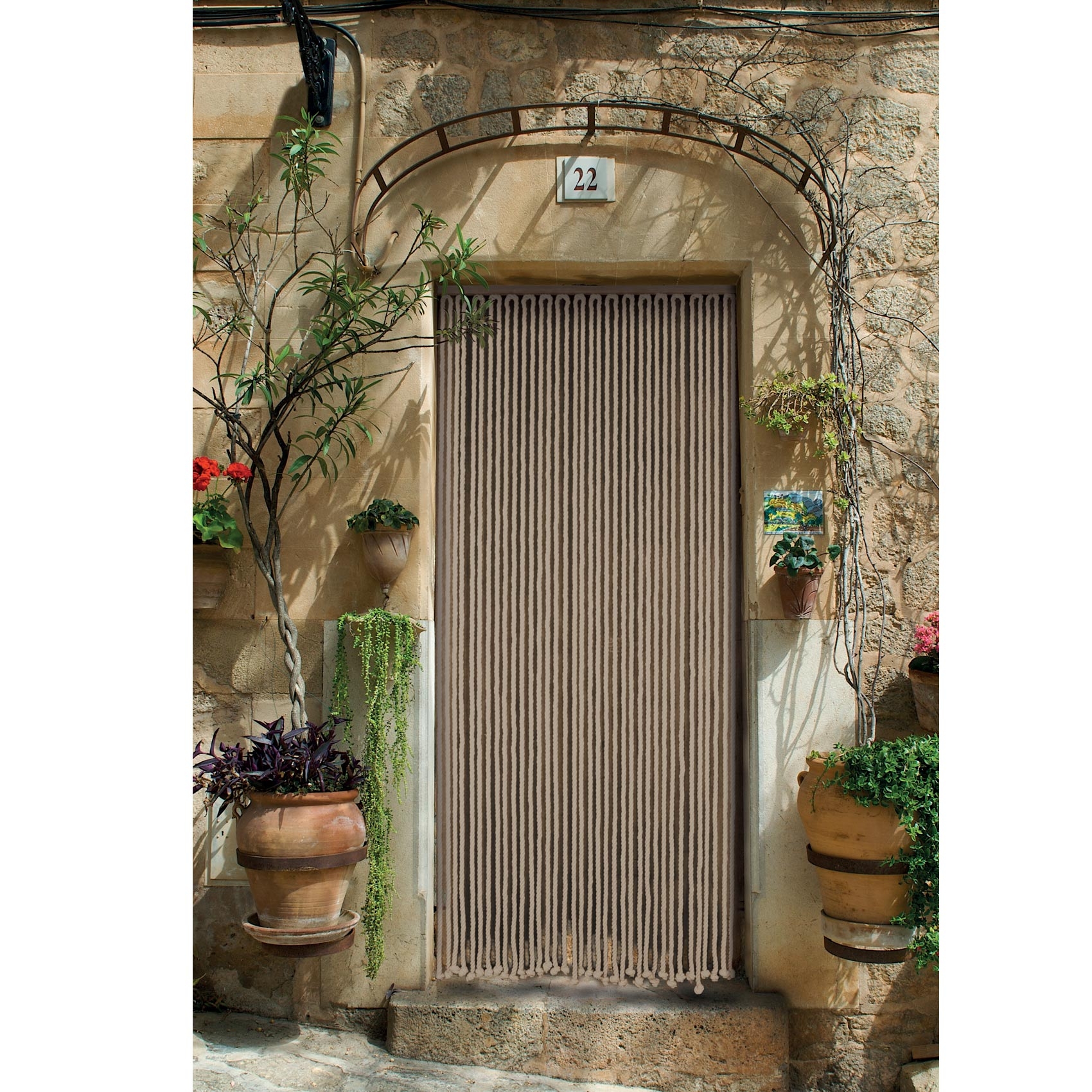 Rideau de porte en corde tressée — vue 4