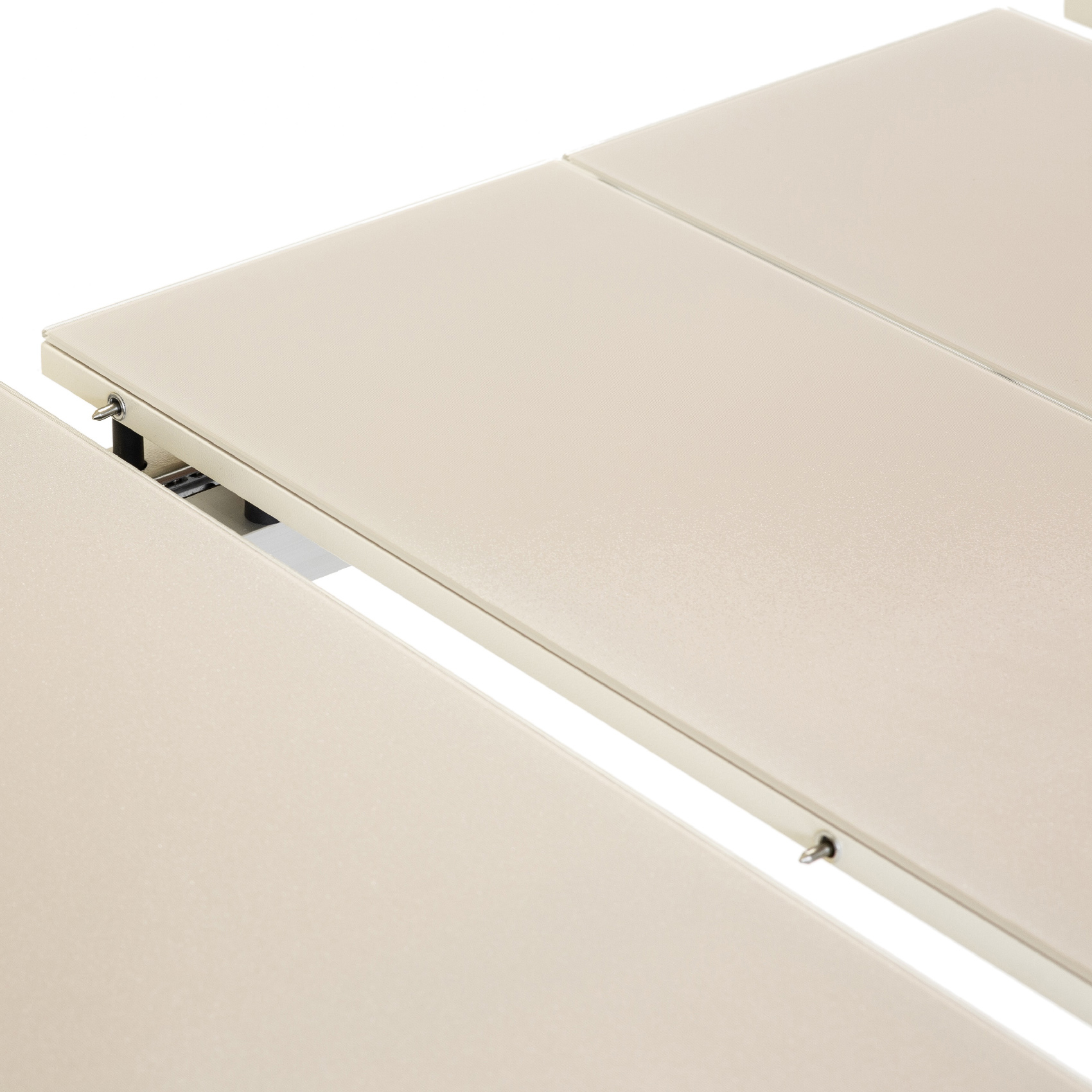 Table de jardin en aluminium et verre — vue 5