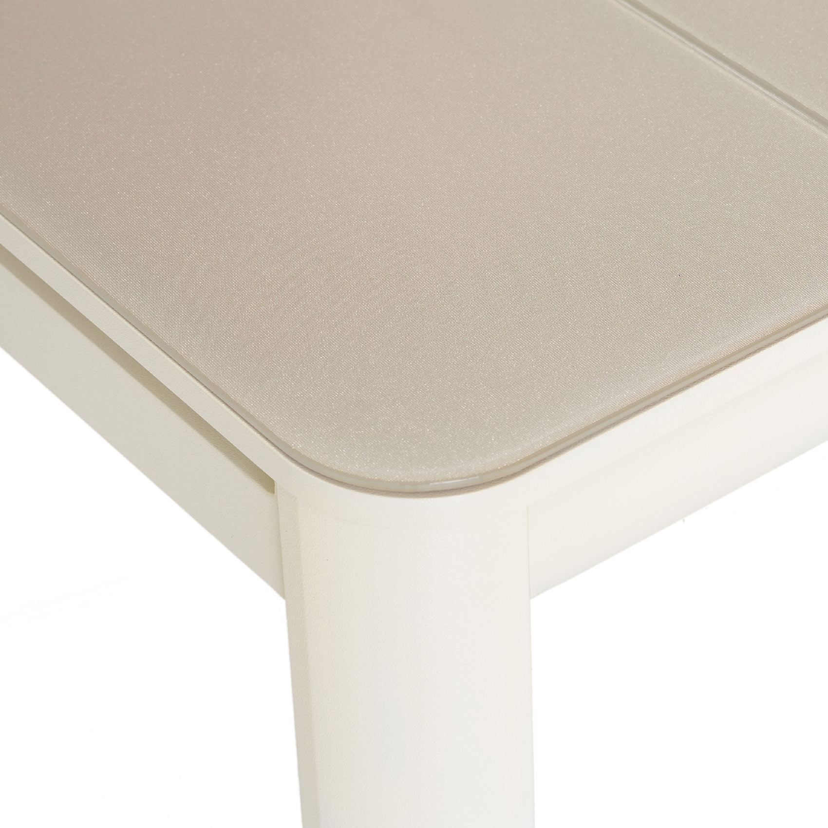 Table de jardin en aluminium et verre — vue 6