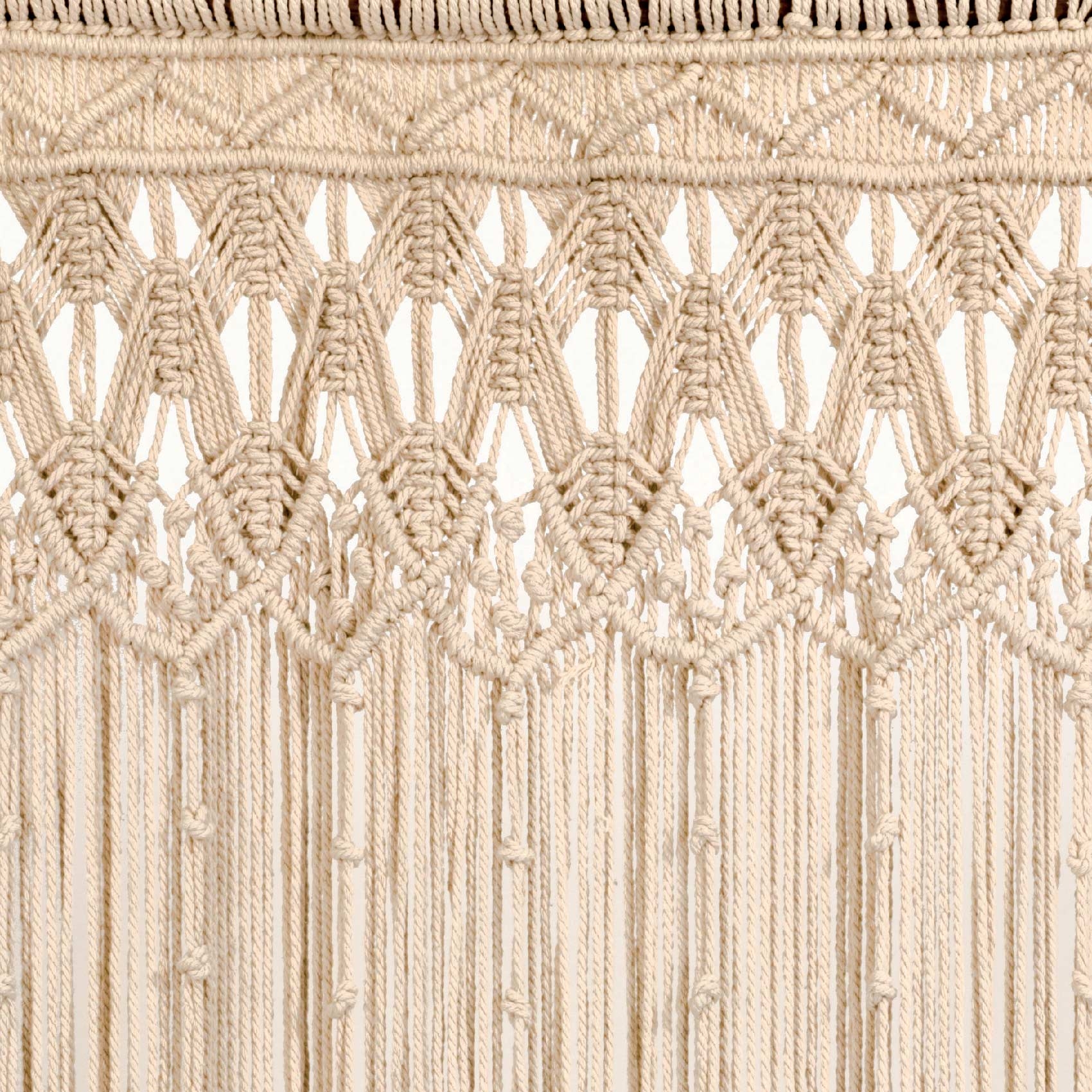 Rideau de porte tissé en macramé — vue 4