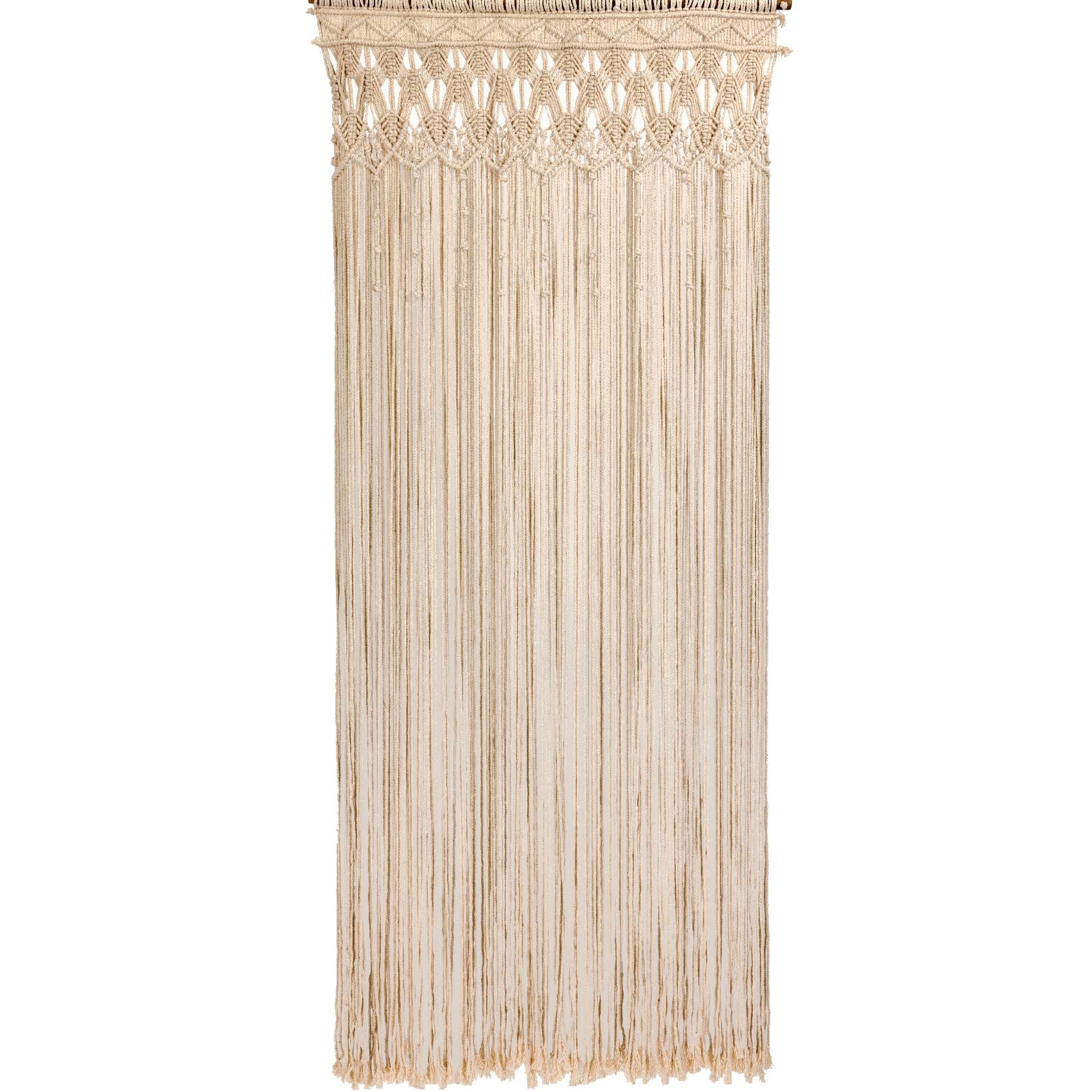 Rideau de porte tissé en macramé — vue 3