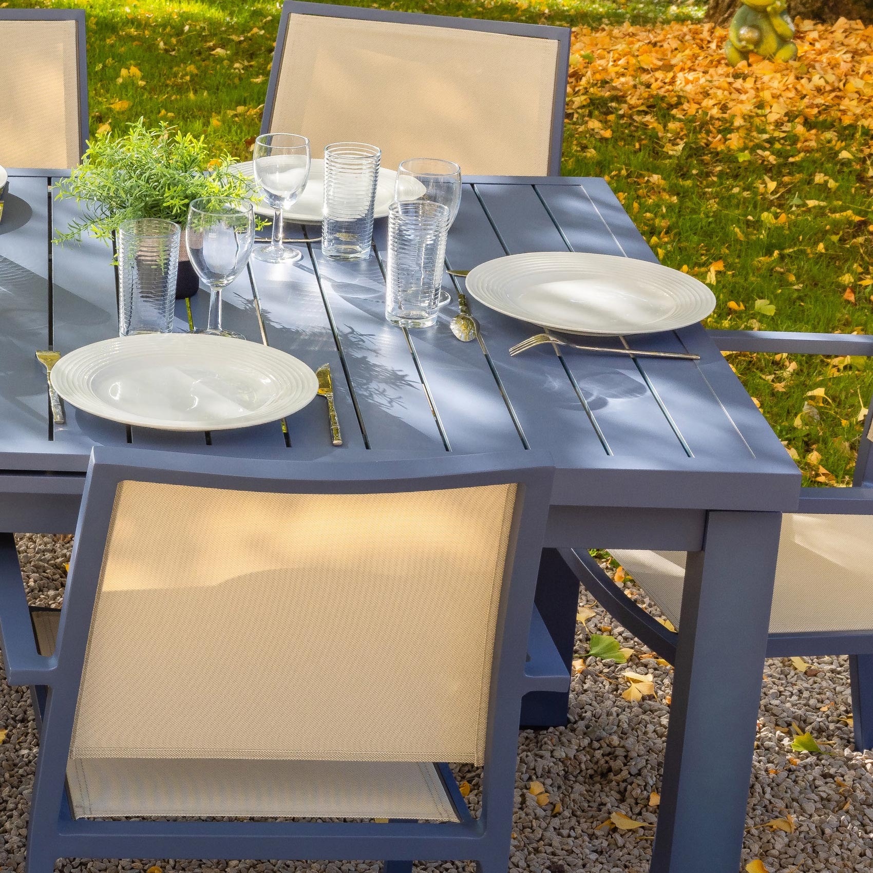 Table de jardin extensible 8/10 personnes — vue 3