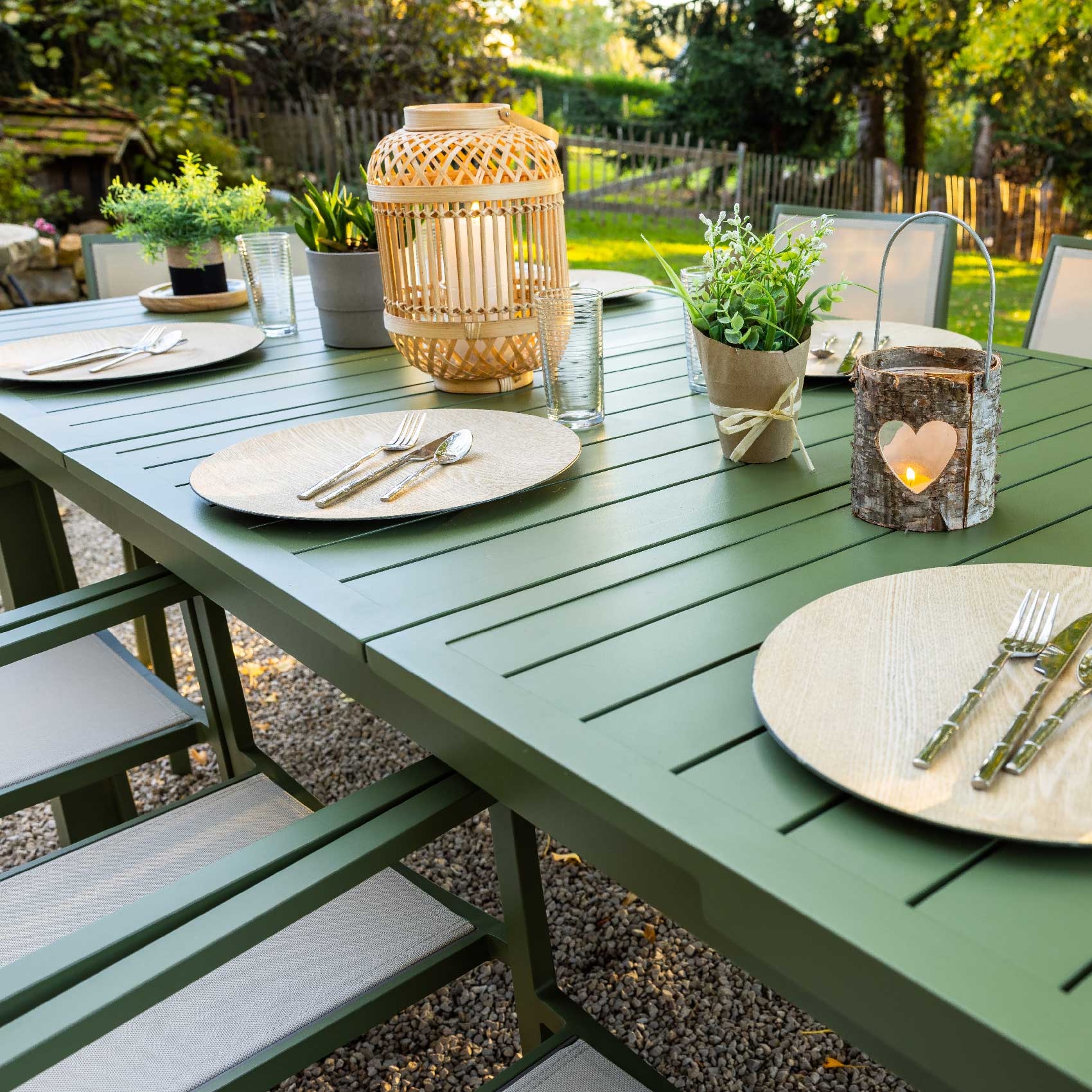 Table de jardin extensible 8/10 personnes — vue 5