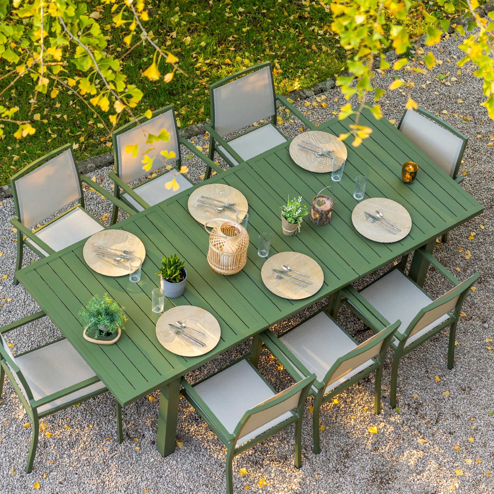 Table de jardin extensible 8/10 personnes — vue 4
