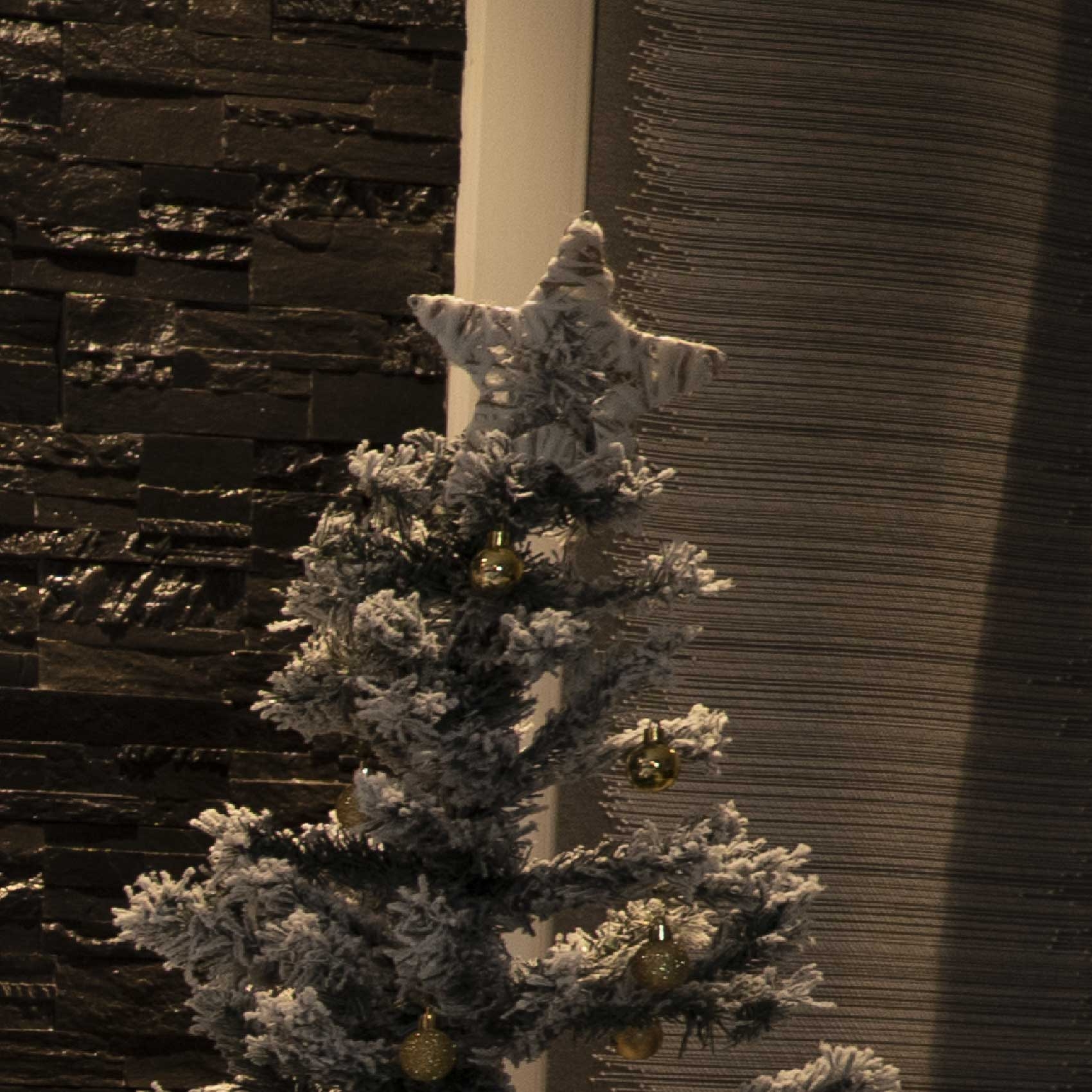 Suspension de Noël en métal et rotin — vue 4
