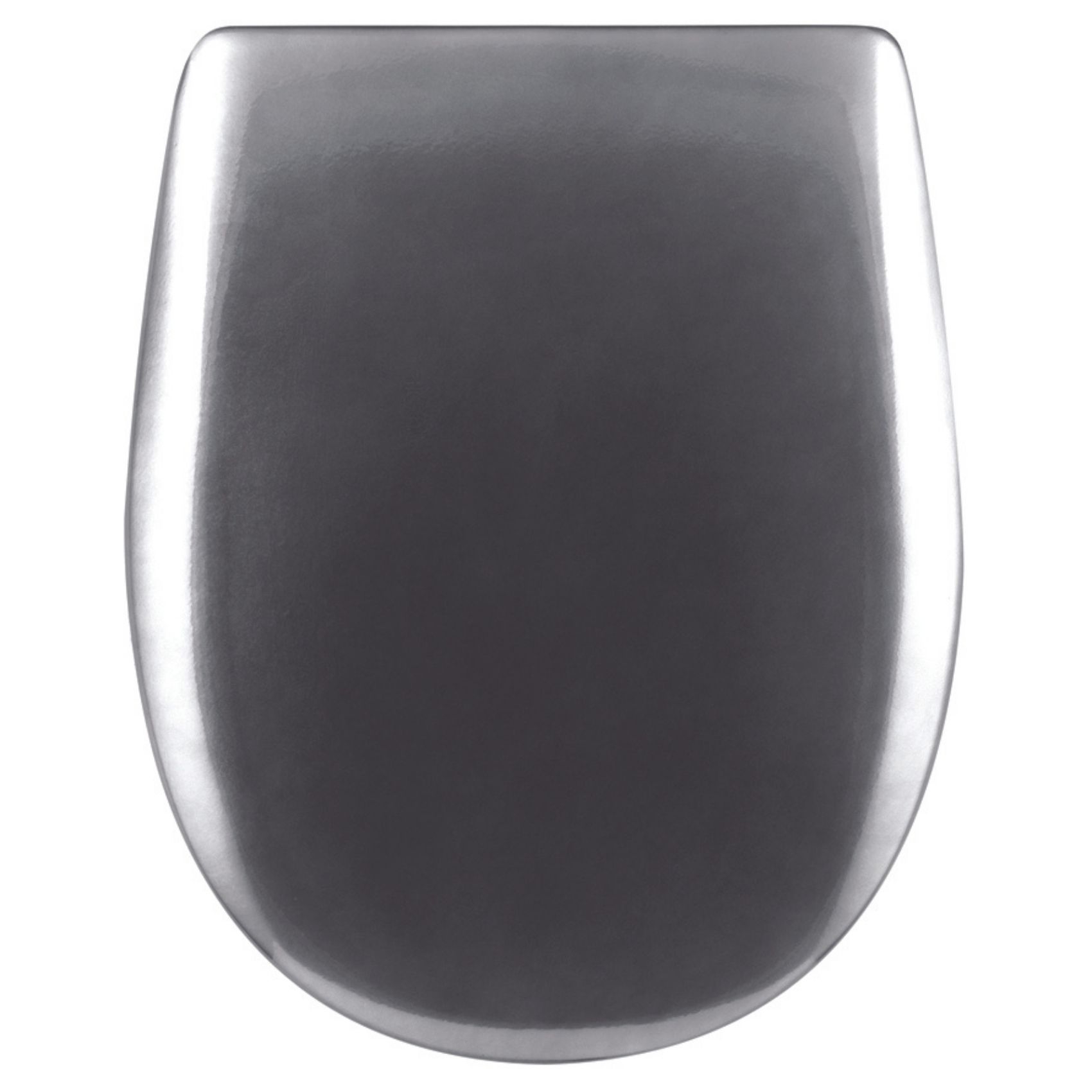Abattant wood slim déclipsable effet métal précieux