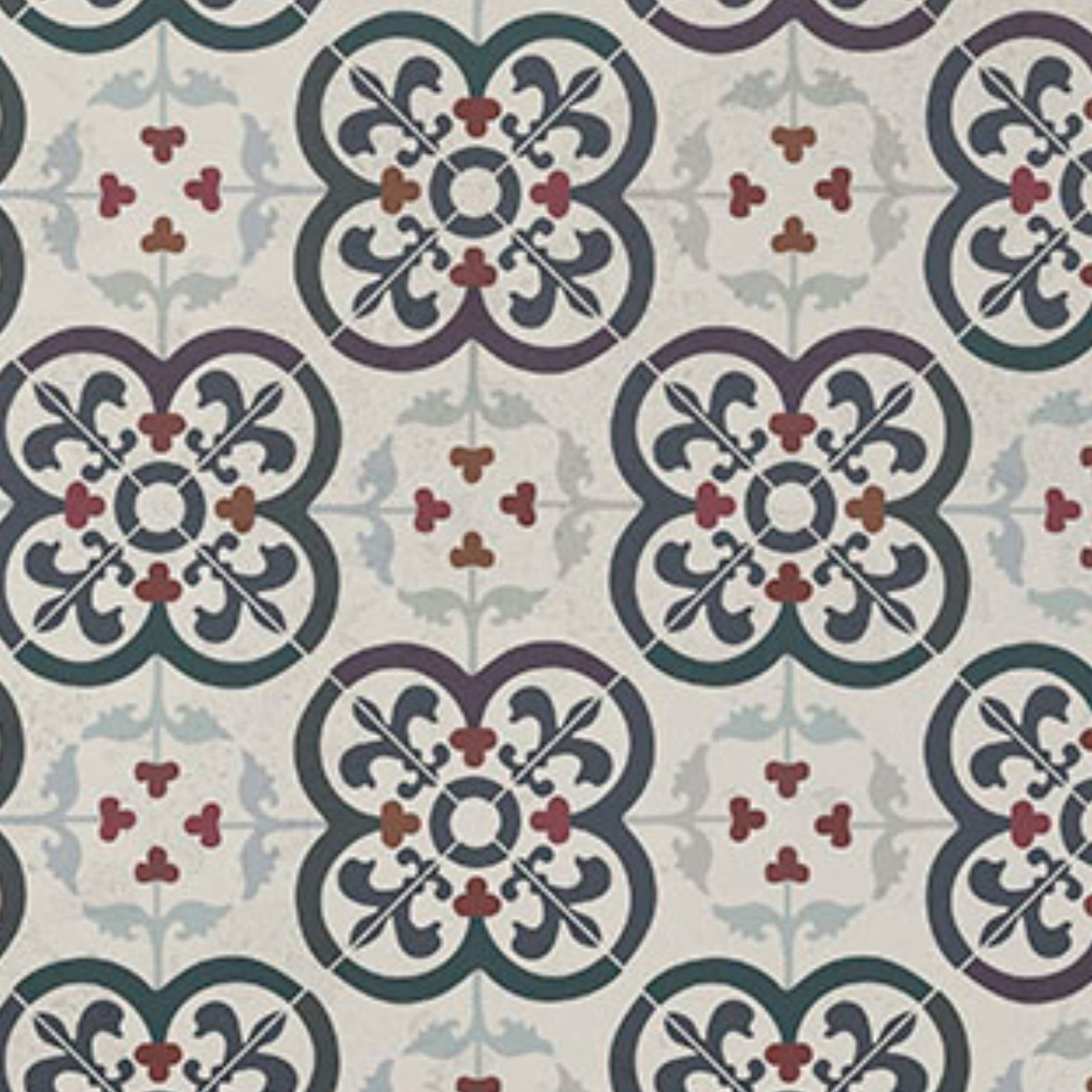Abattant wood slim avec descente assistée à motifs carreaux de faïence — vue 3