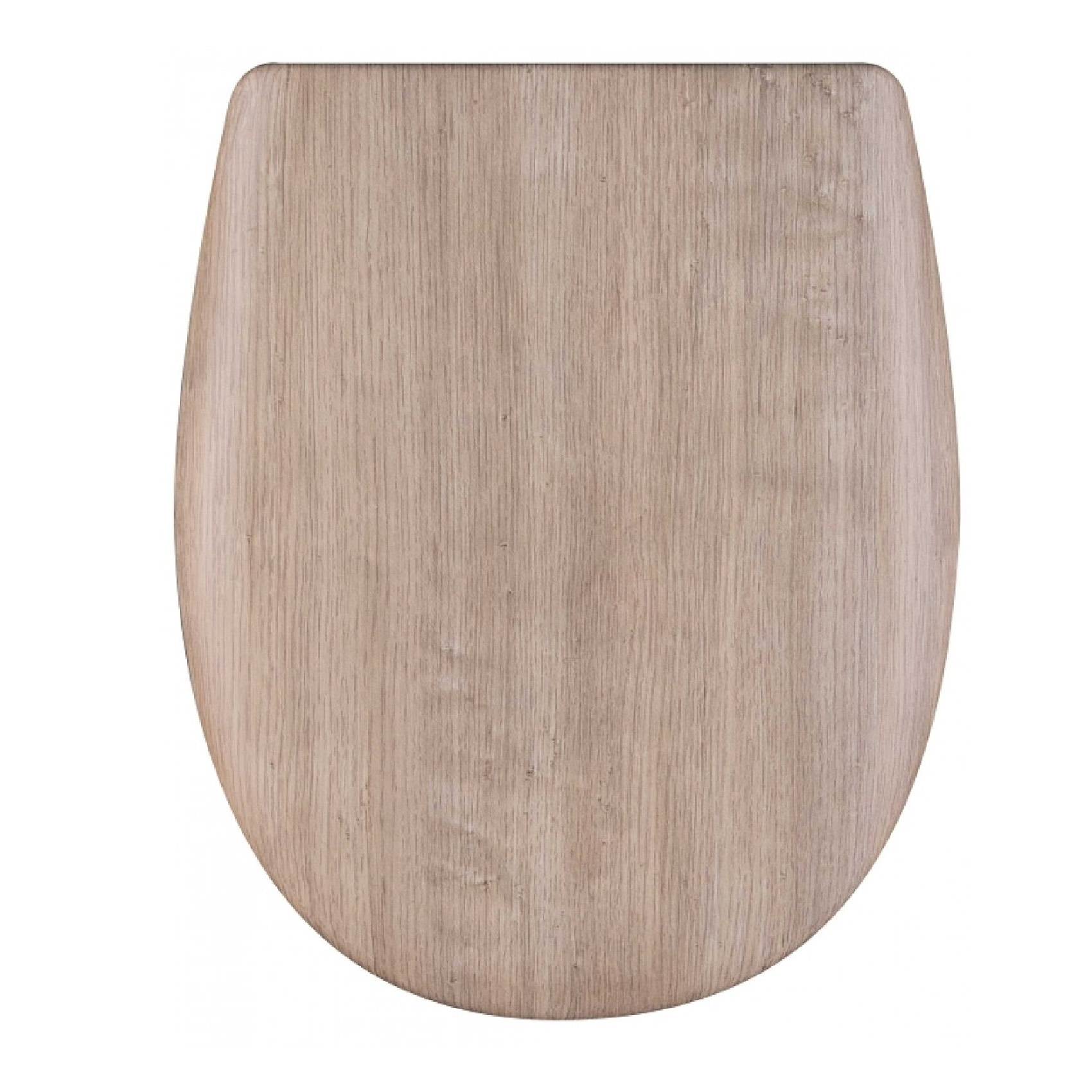 Abattant déclipsable effet bois