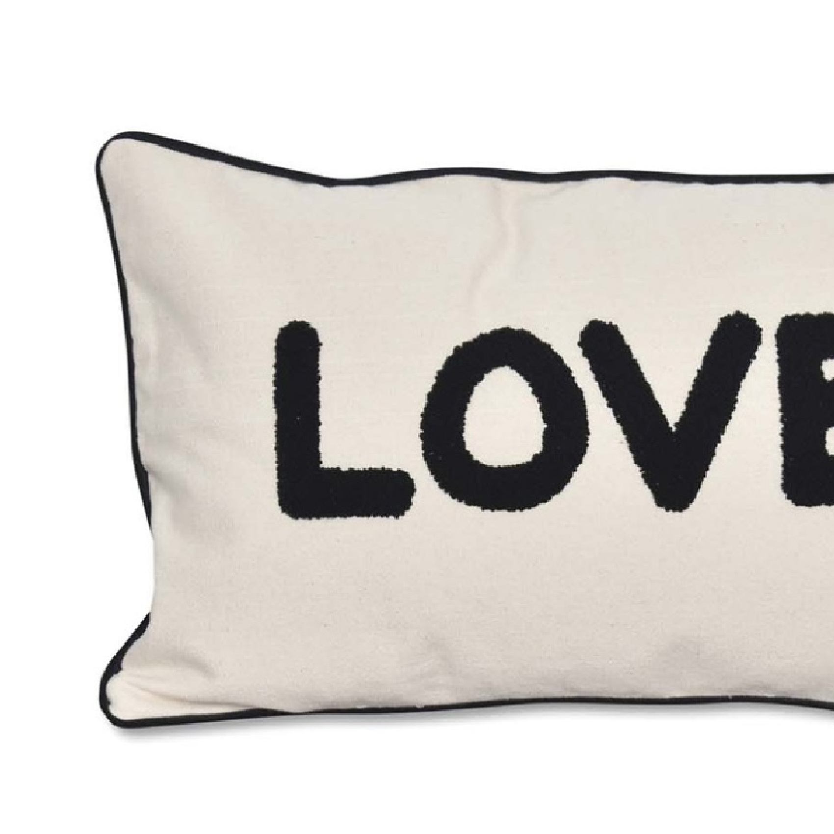 Coussin en toile Love — vue 3