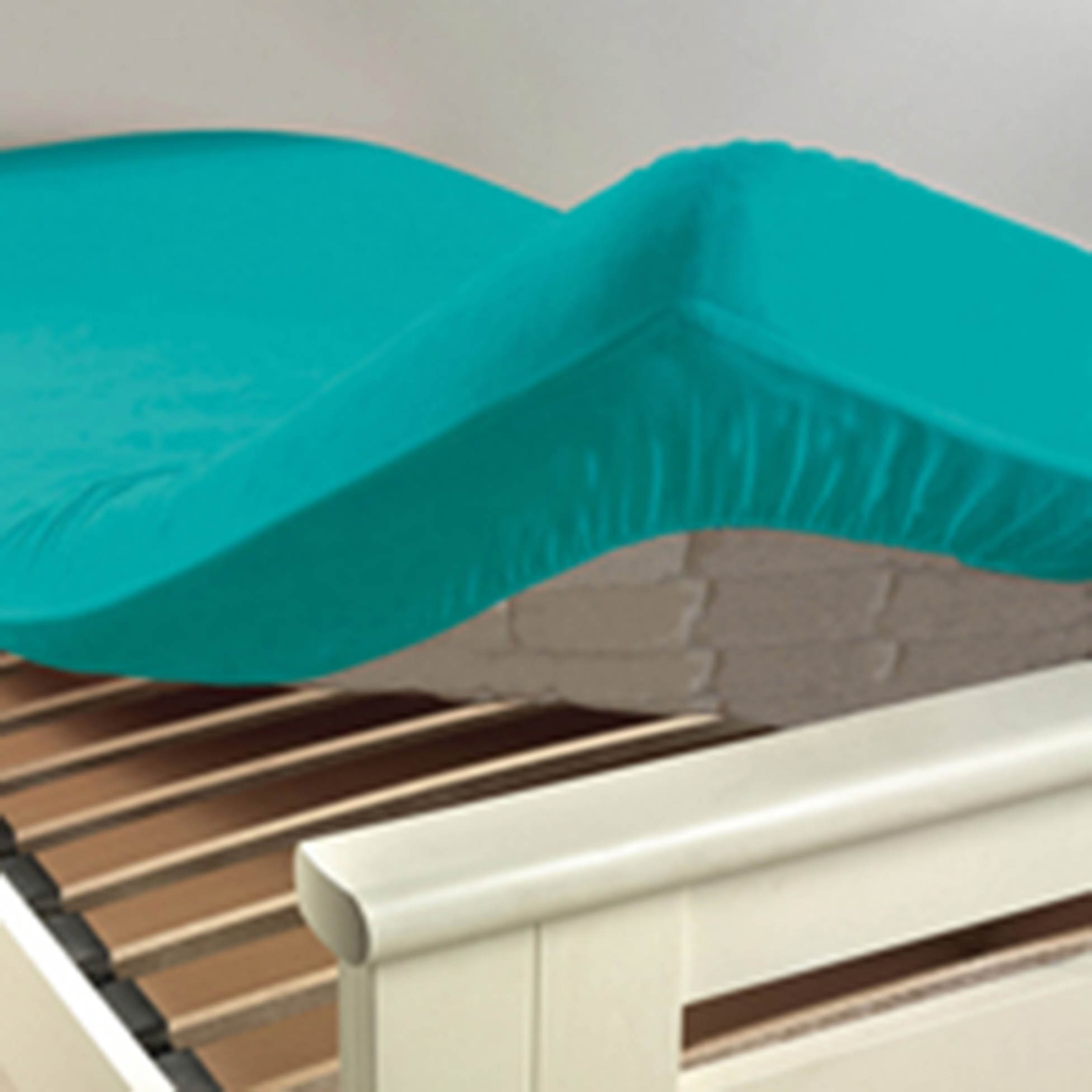 Drap housse uni 2 personnes Lina