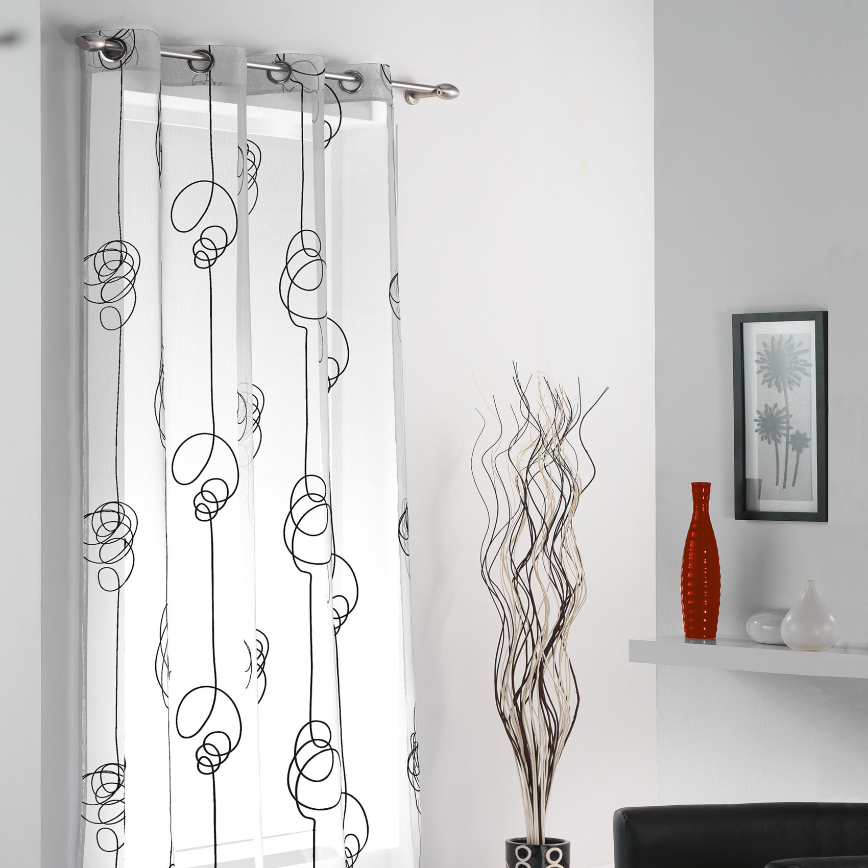 Panneau en voilage imprimé Looping