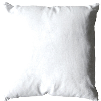 Coussin uni en polyester déhoussable — vue 5