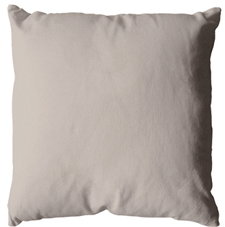 Coussin uni en polyester déhoussable — vue 4
