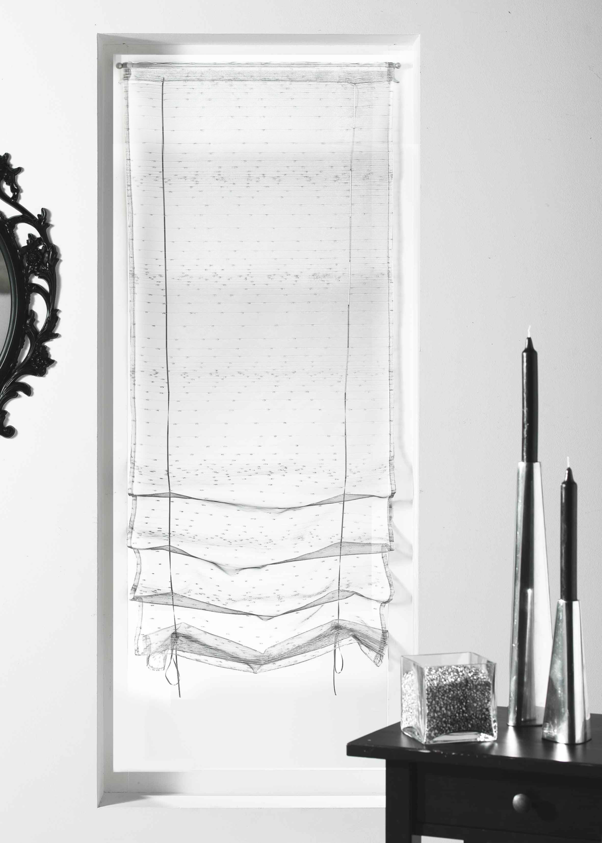 Store à remonter 'goutte d'eau' — vue 3