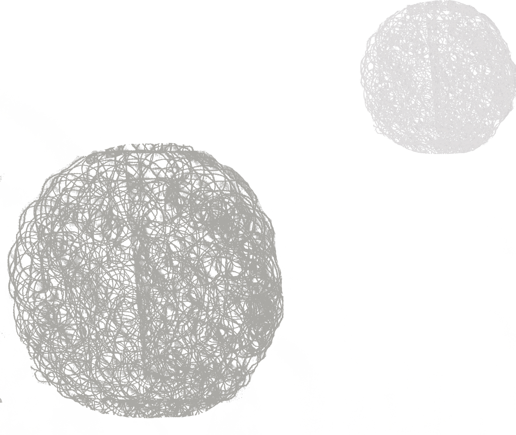 Petit Voilage Blanc Brodé 'Ronds Mêlés' — vue 3