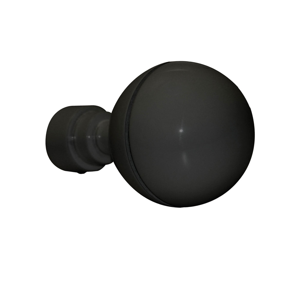 Lot 2 embouts de tringle sphère unie