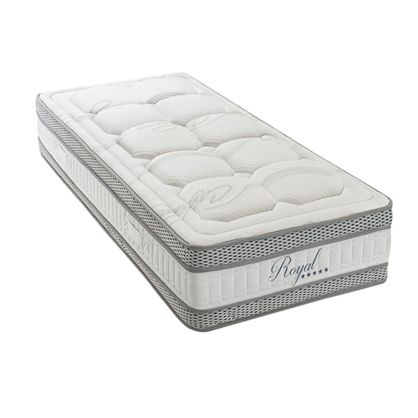 ROYAL 5* - Matelas mémoire de forme + sommier bois mi-ferme — vue 4