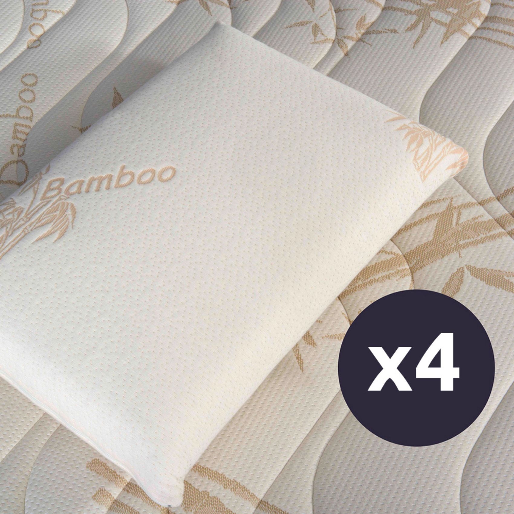 Lot de 4 oreillers à mémoire de forme BIO — vue 3