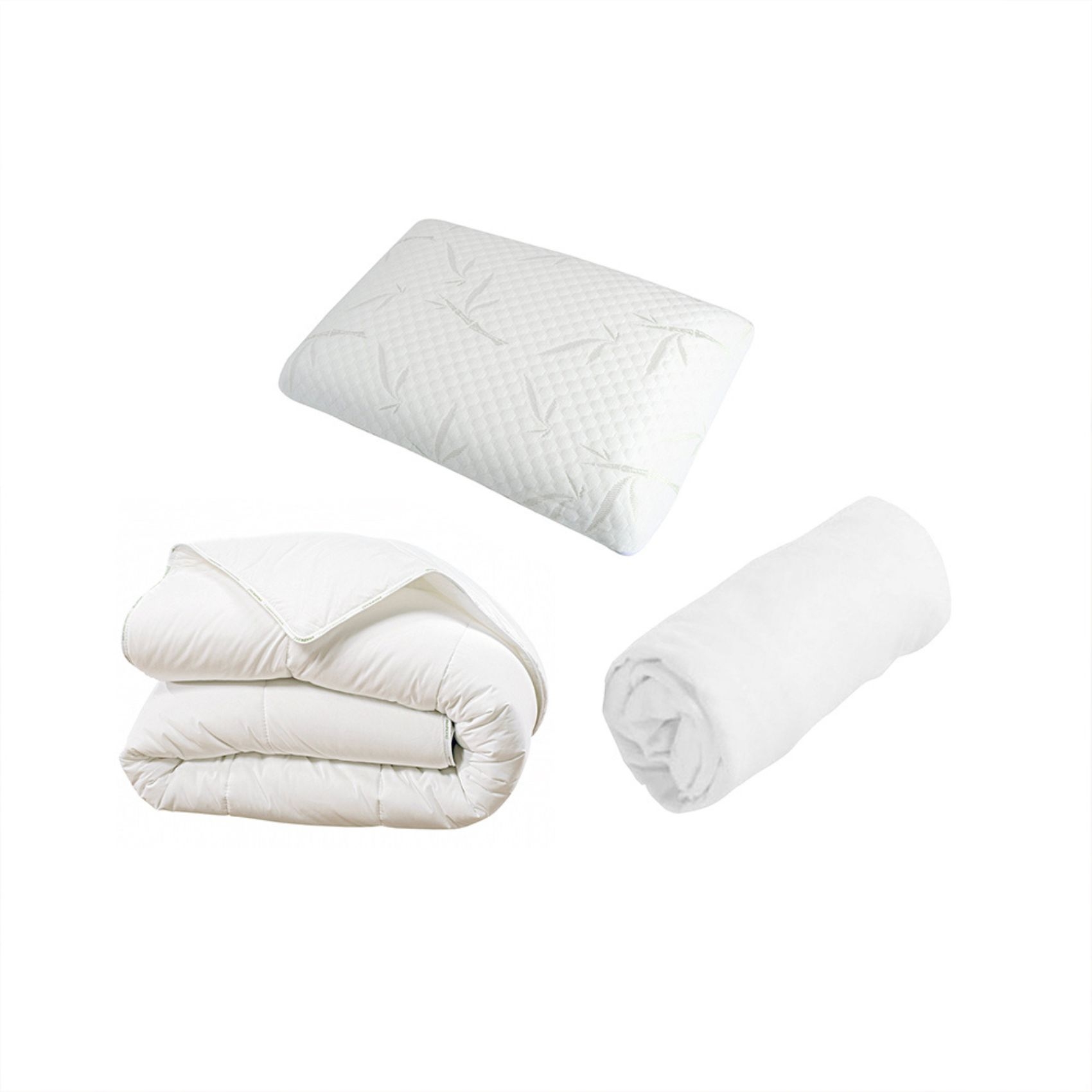 Pack complet literie : Oreiller(s) + Protège-Matelas + Couette — vue 3