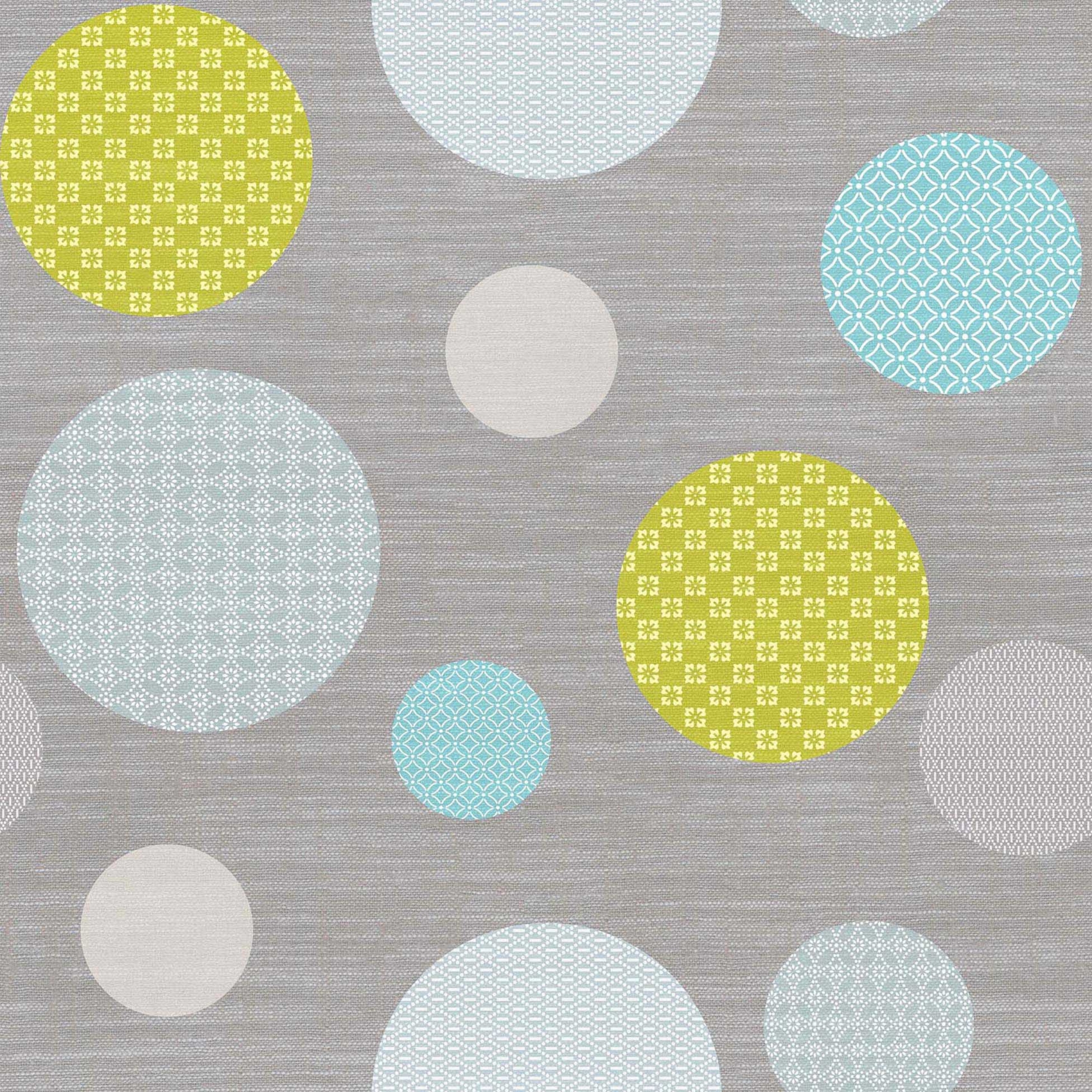 Toile cirée en PVC imprimé Gros Pois