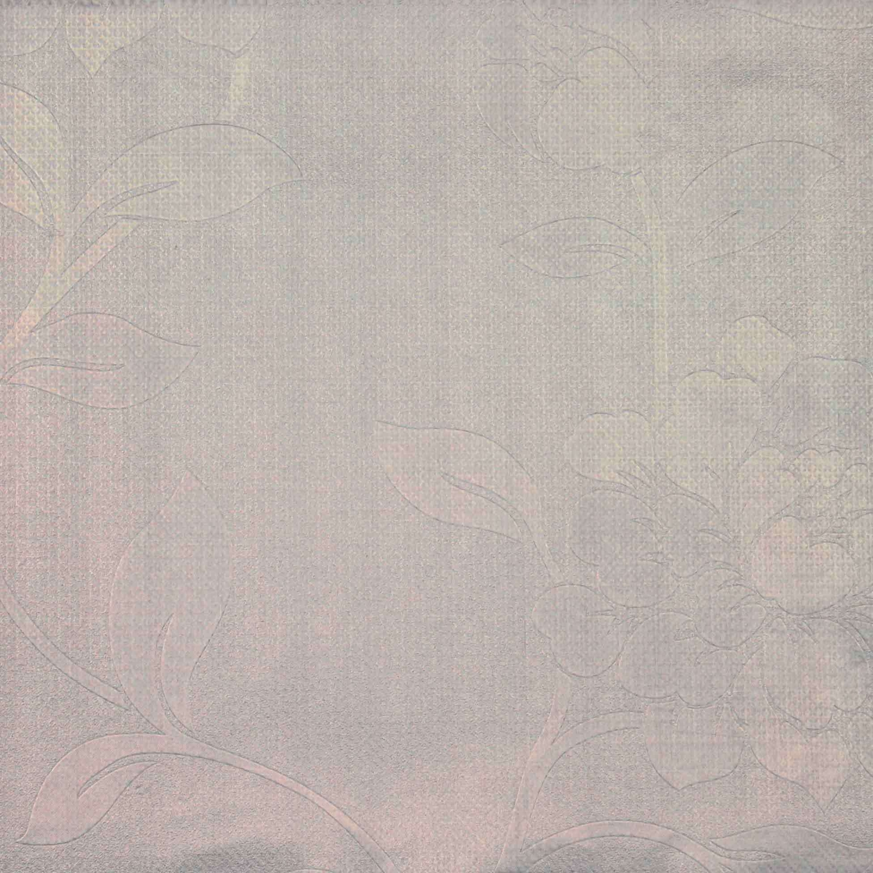 Toile cirée PVC imprimé métallisé Fleuri