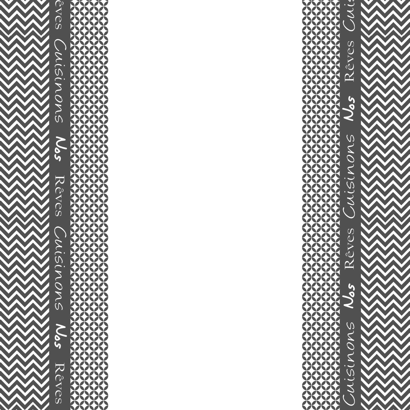 Toile cirée en PVC Cuisinons nos rêves