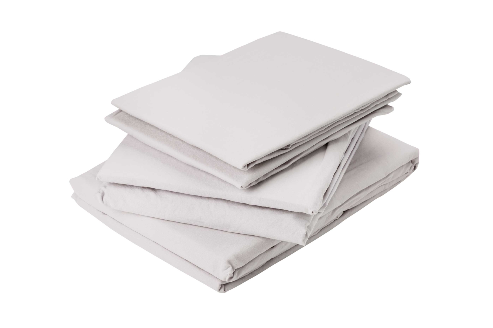 Drap Plat en Coton Lavé