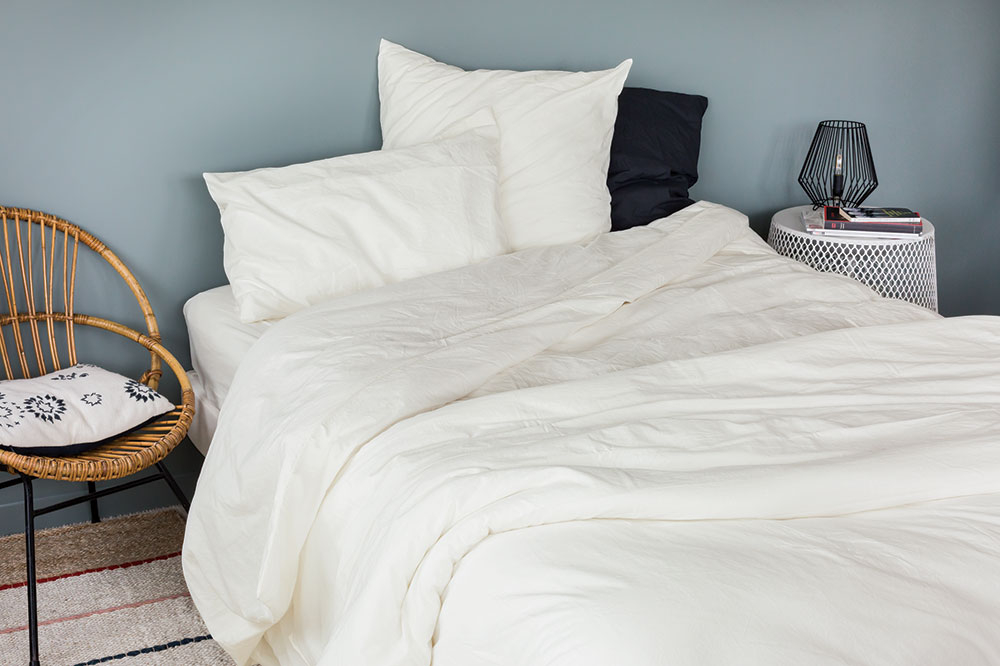 Drap housse en coton Lavé Oekotex — vue 4