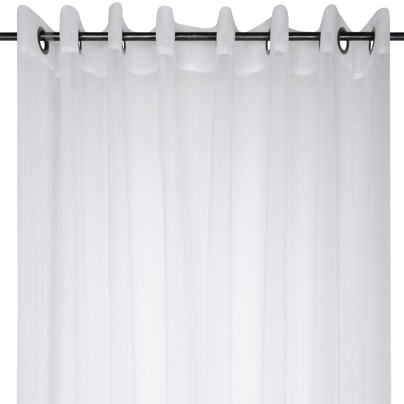 Voilage grande largeur effet lin — vue 3