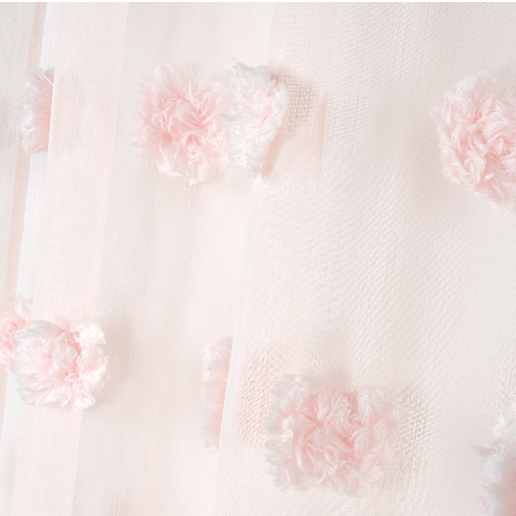 Voilage pompons brodés — vue 4