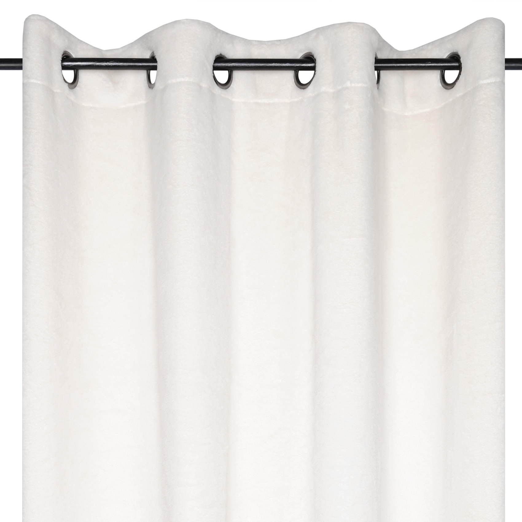 Rideau cocooning en imitation fourrure — vue 3