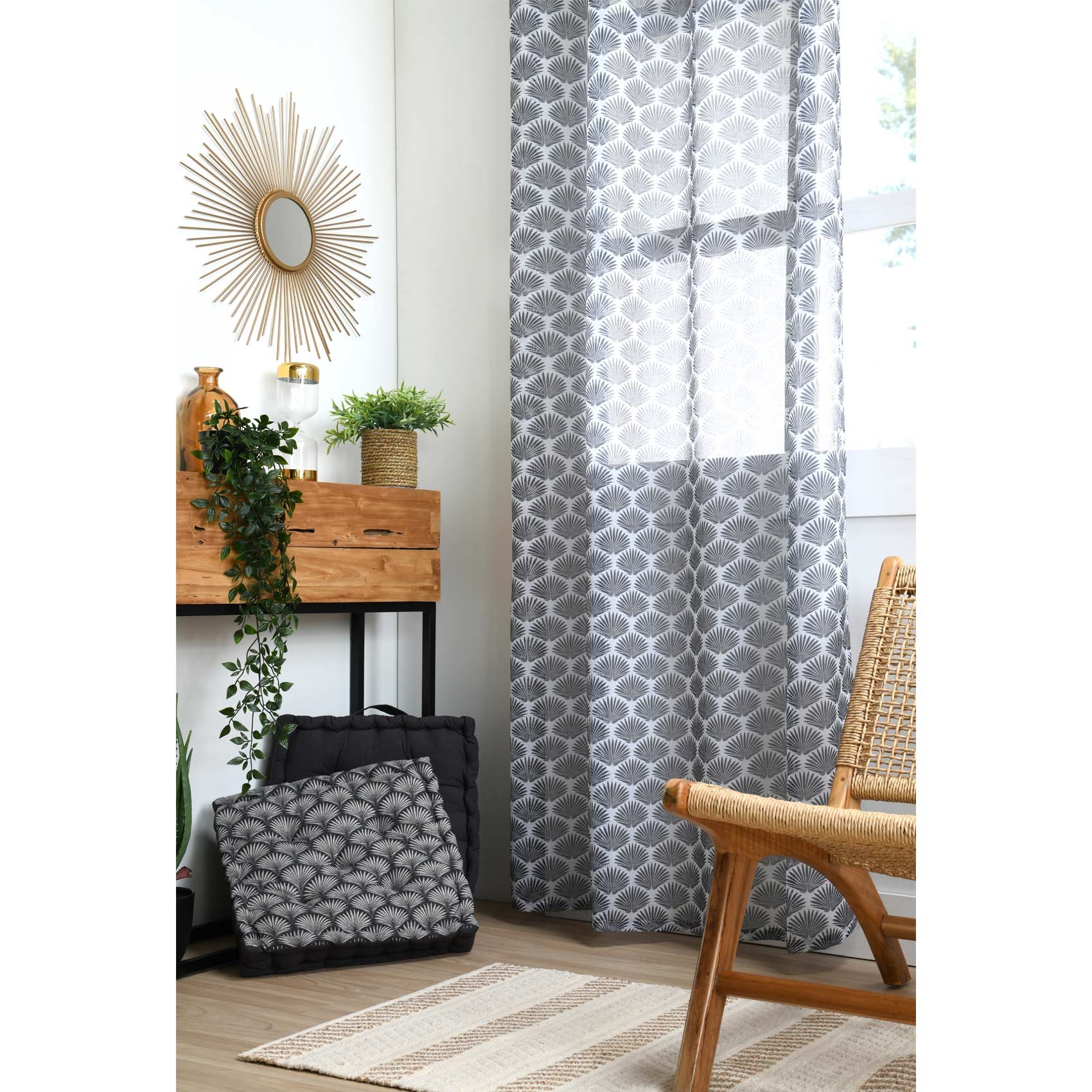 Voilage aux impressions art déco — vue 5