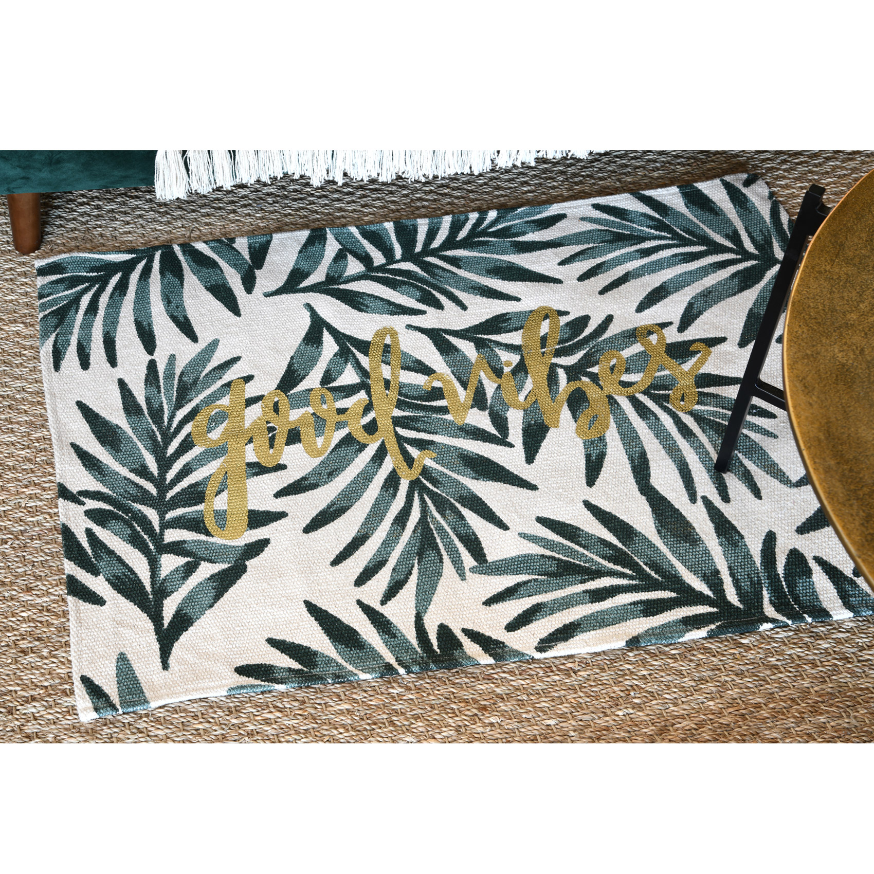 Tapis déco esprit feuillage — vue 3
