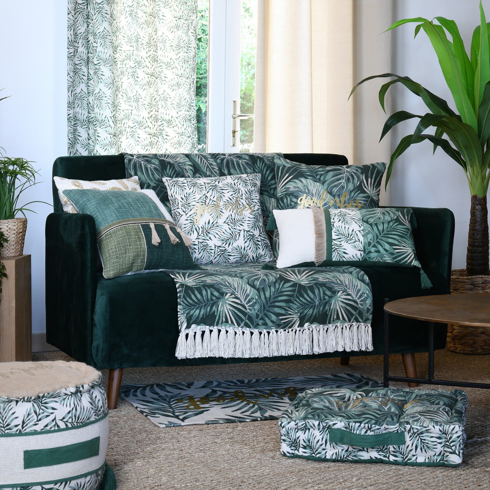 Tapis déco esprit feuillage — vue 4