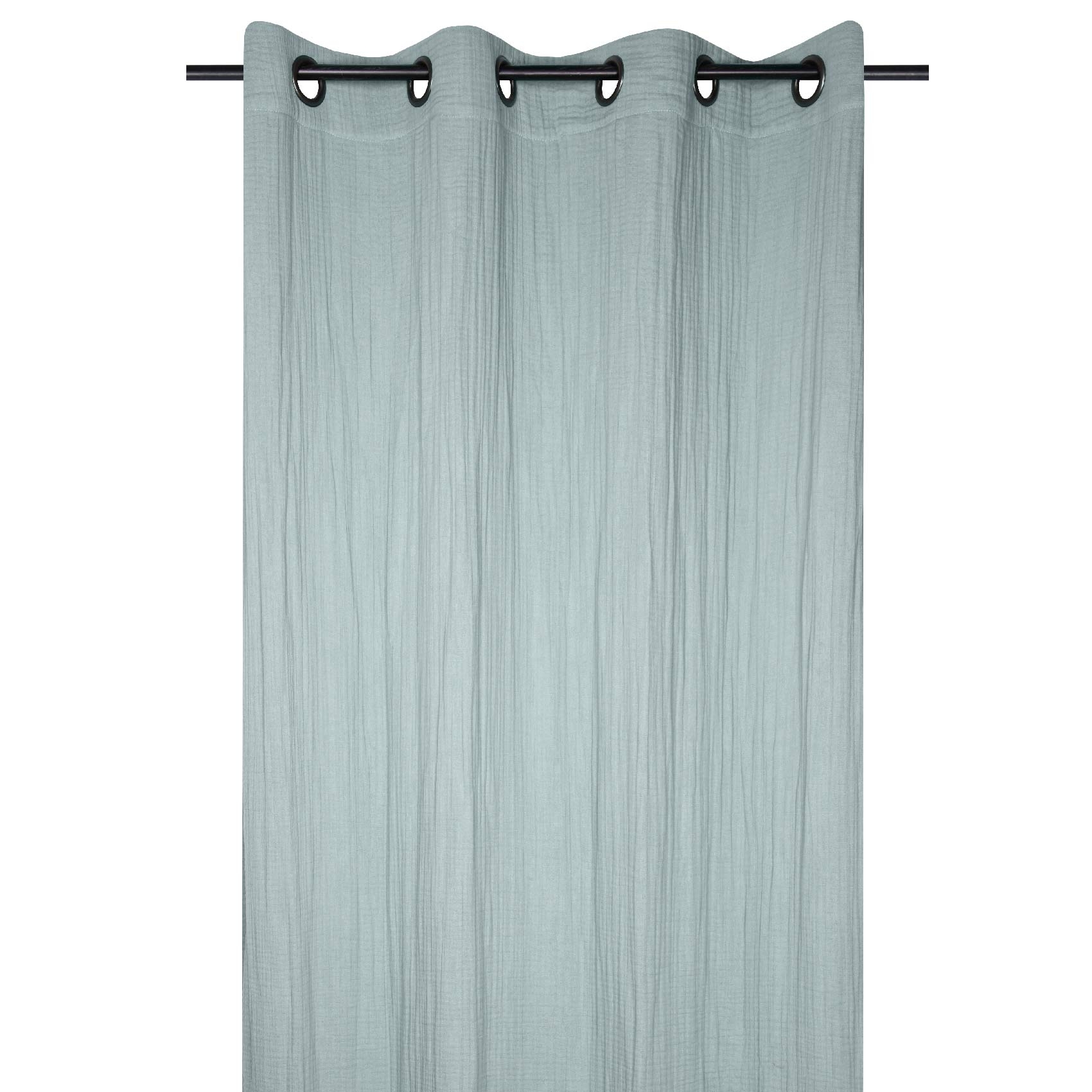 Rideau uni en viscose de bambou