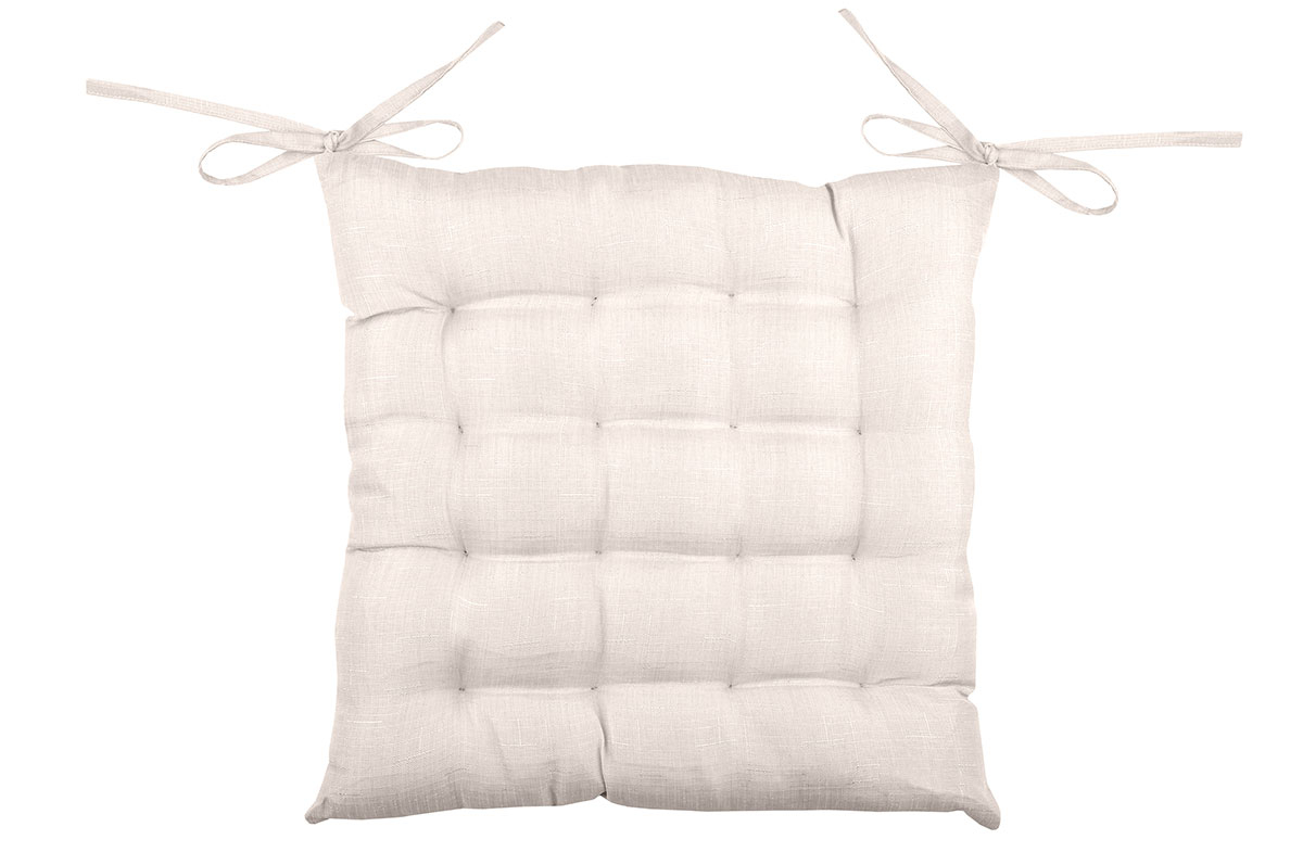 Galette de chaise unie en 16 points — vue 3