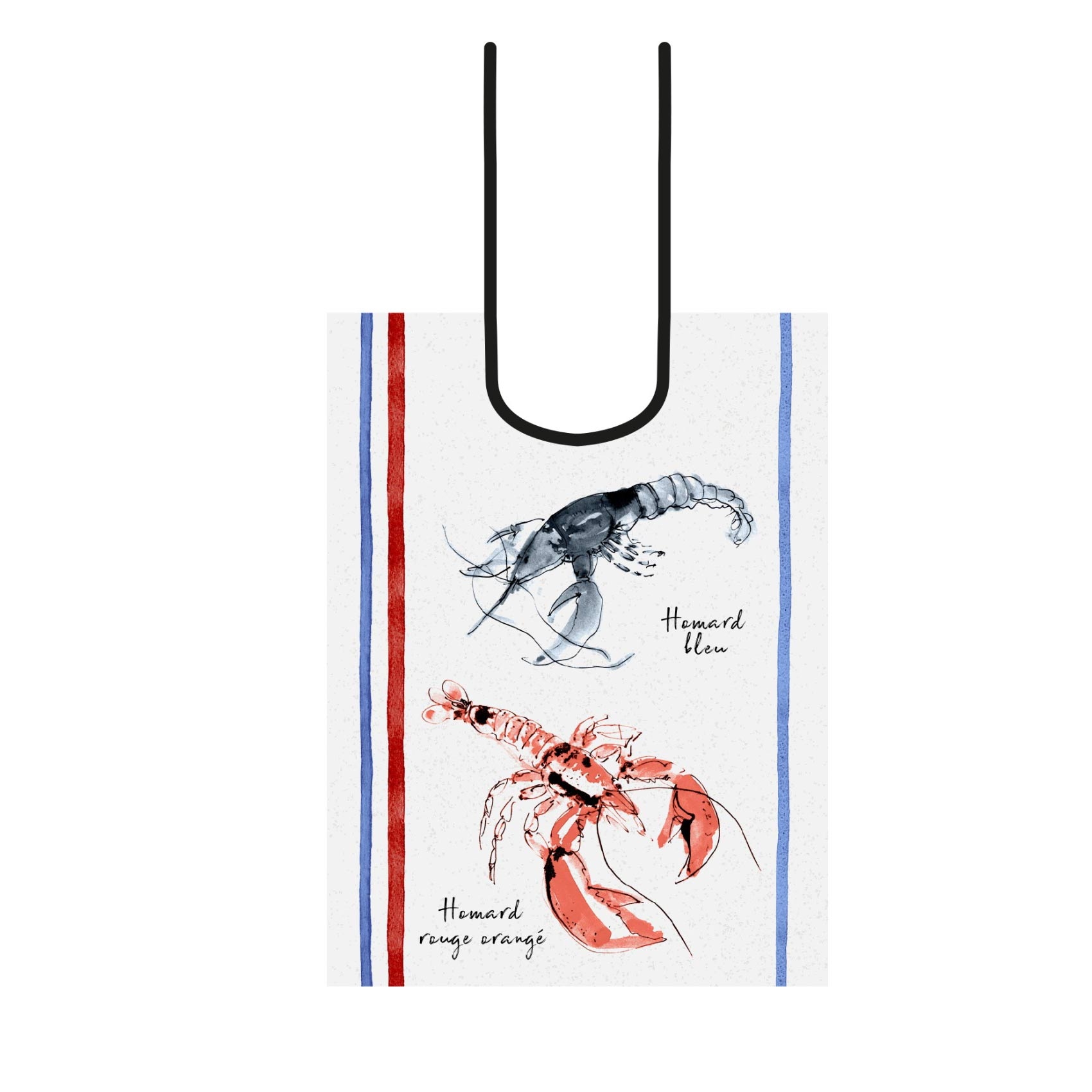 Bavoir à impression homard