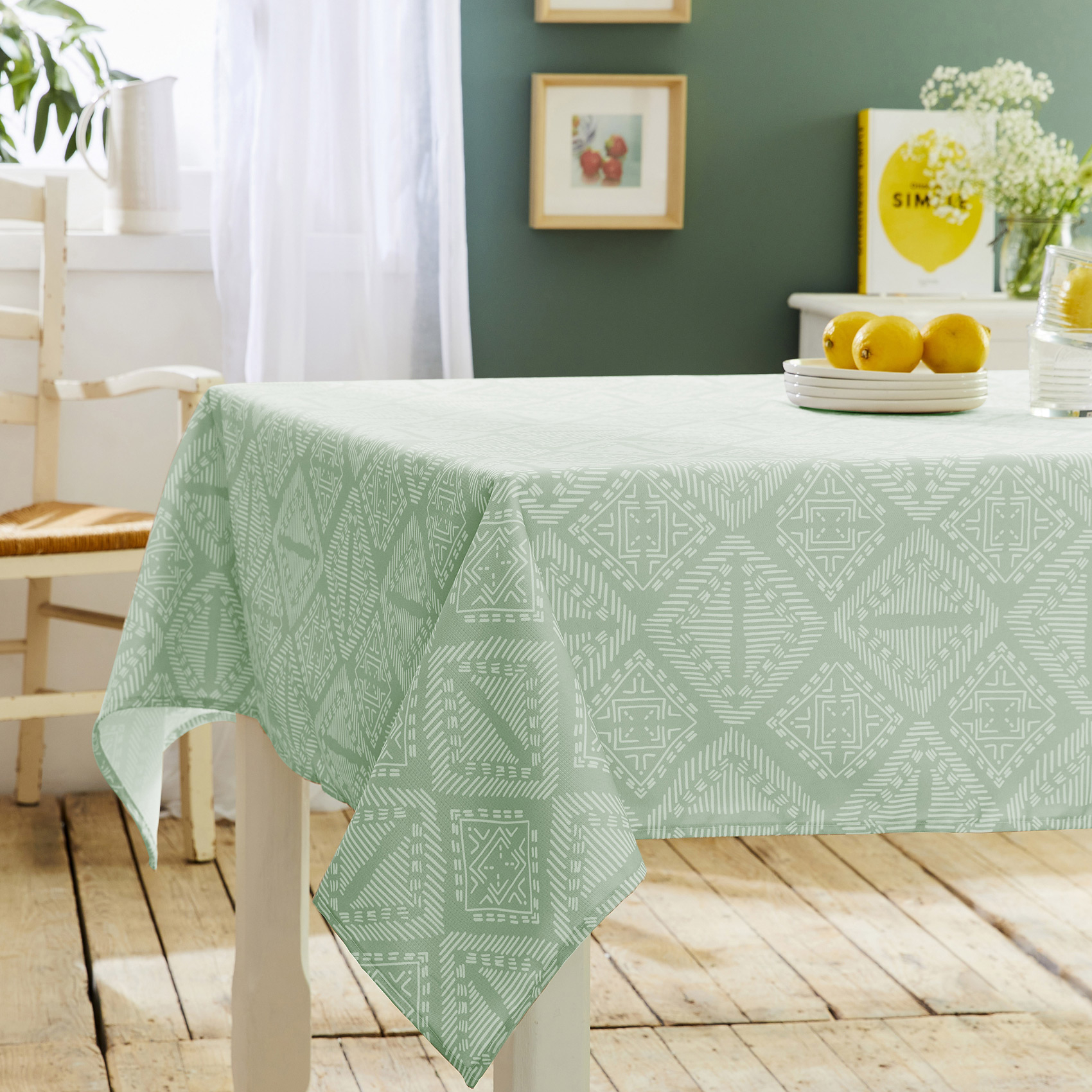 Nappe ovale Boho — vue 3