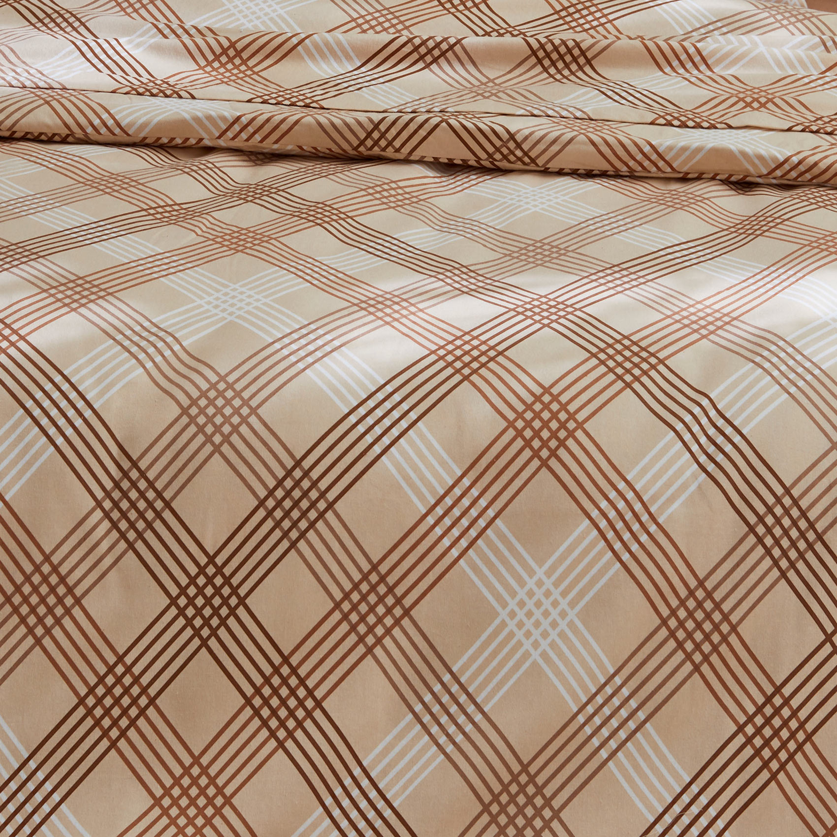 Parure de couette en flanelle au look graphique — vue 4